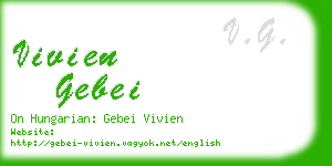 vivien gebei business card